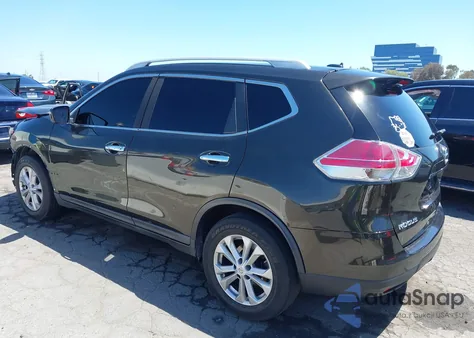 2014 Nissan Rogue Sv z USA, uszkodzony, nr VIN 5N1AT2MT6EC841513